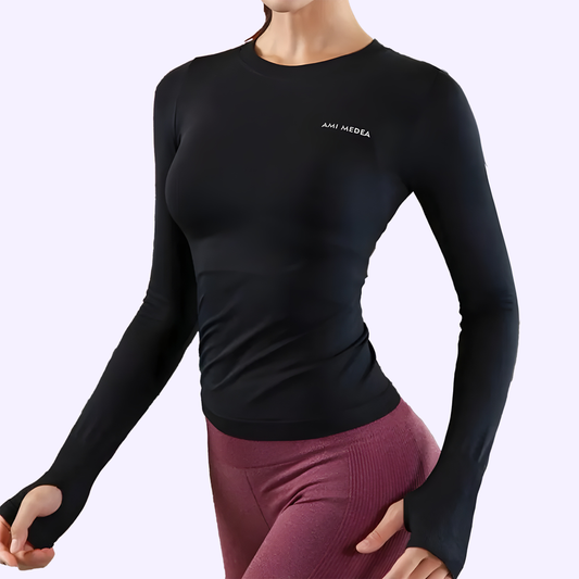 Long Sleeve Yoga Shirts Sport Top Fitness Clothes Wear for Women Gym Femme Jersey Mujer Running