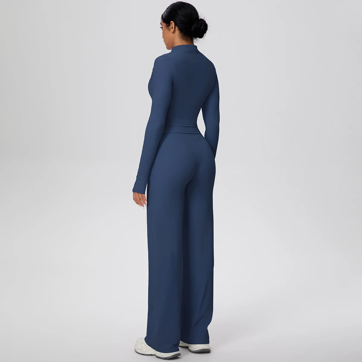 3pcs/set Yoga Gym Sports Set Yoga Three Piece Set Female Sportswear High Strength Training Scrunch Yoga Suit Solid Zipper Jacket