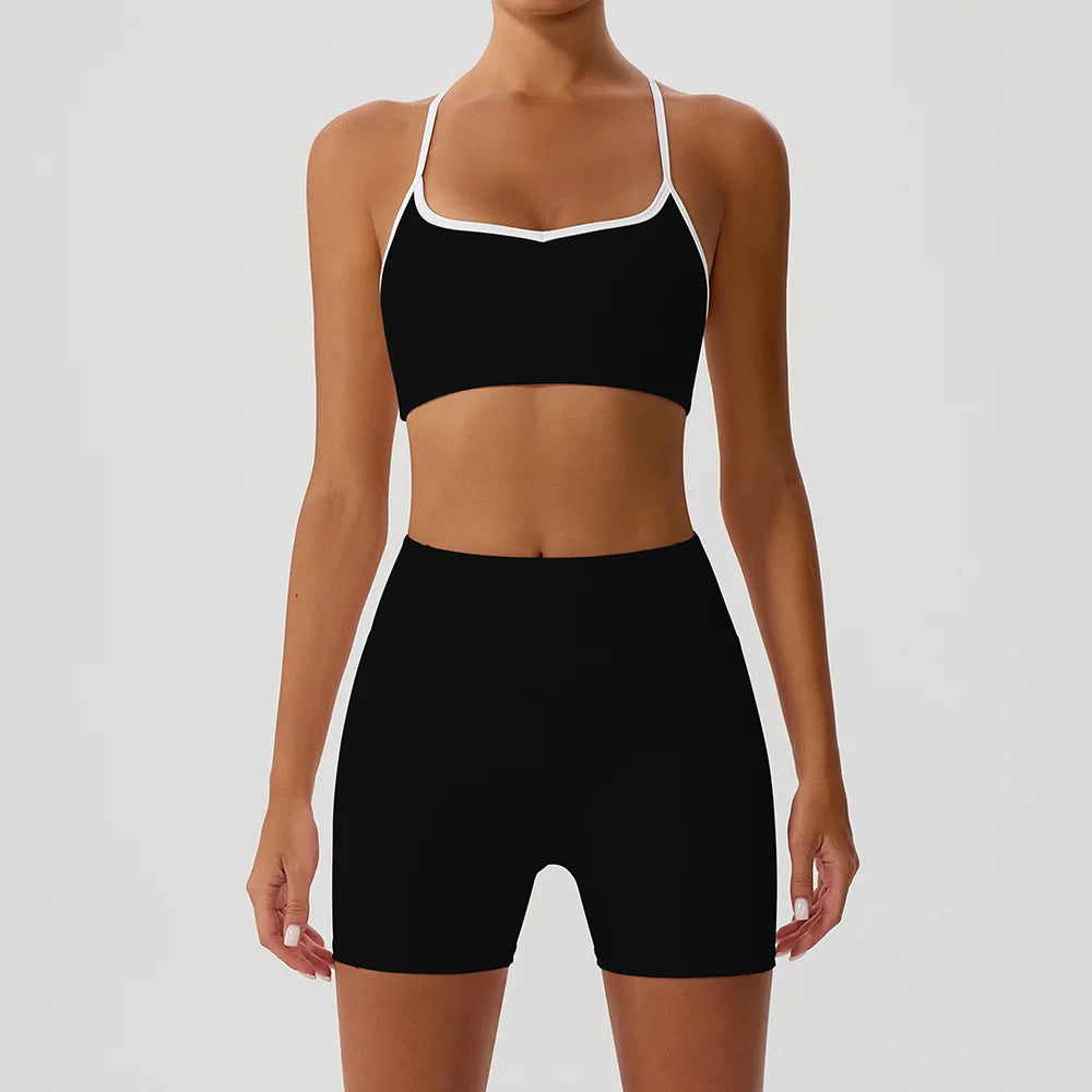 2 Piece Sport Suit for Women Workout Outfits Yoga Clothing Sportswear