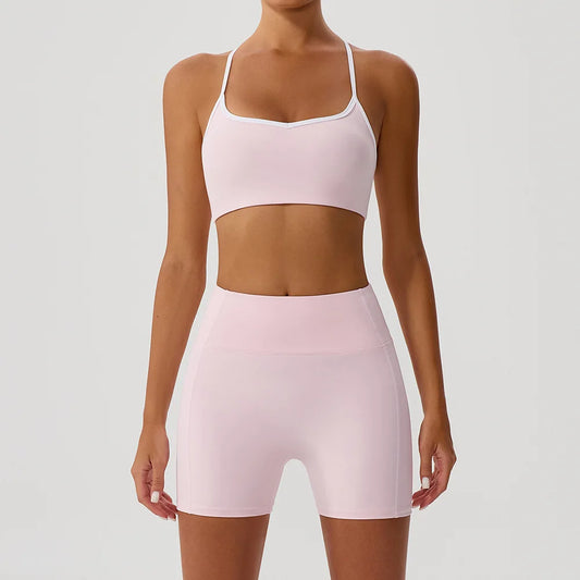 2 Piece Sport Suit for Women Workout Outfits Yoga Clothing Sportswear