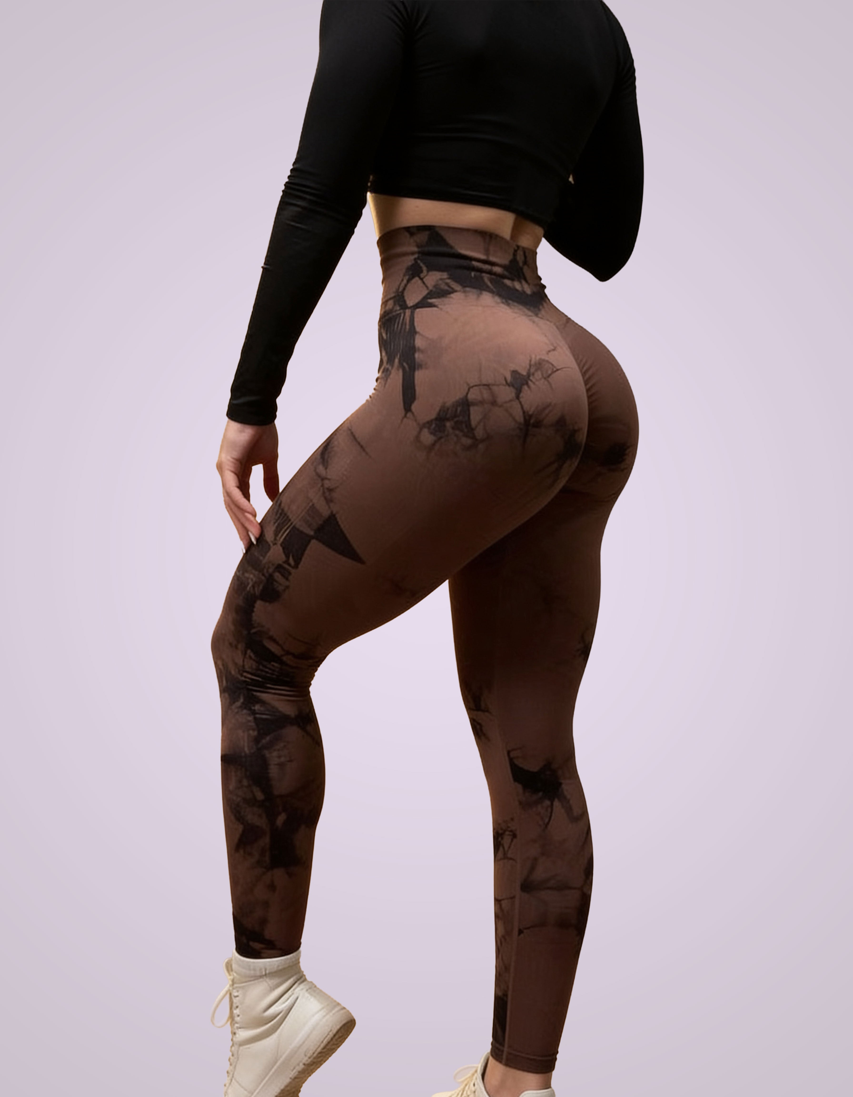 Women's Tie-Dye High Waist Seamless Leggings
