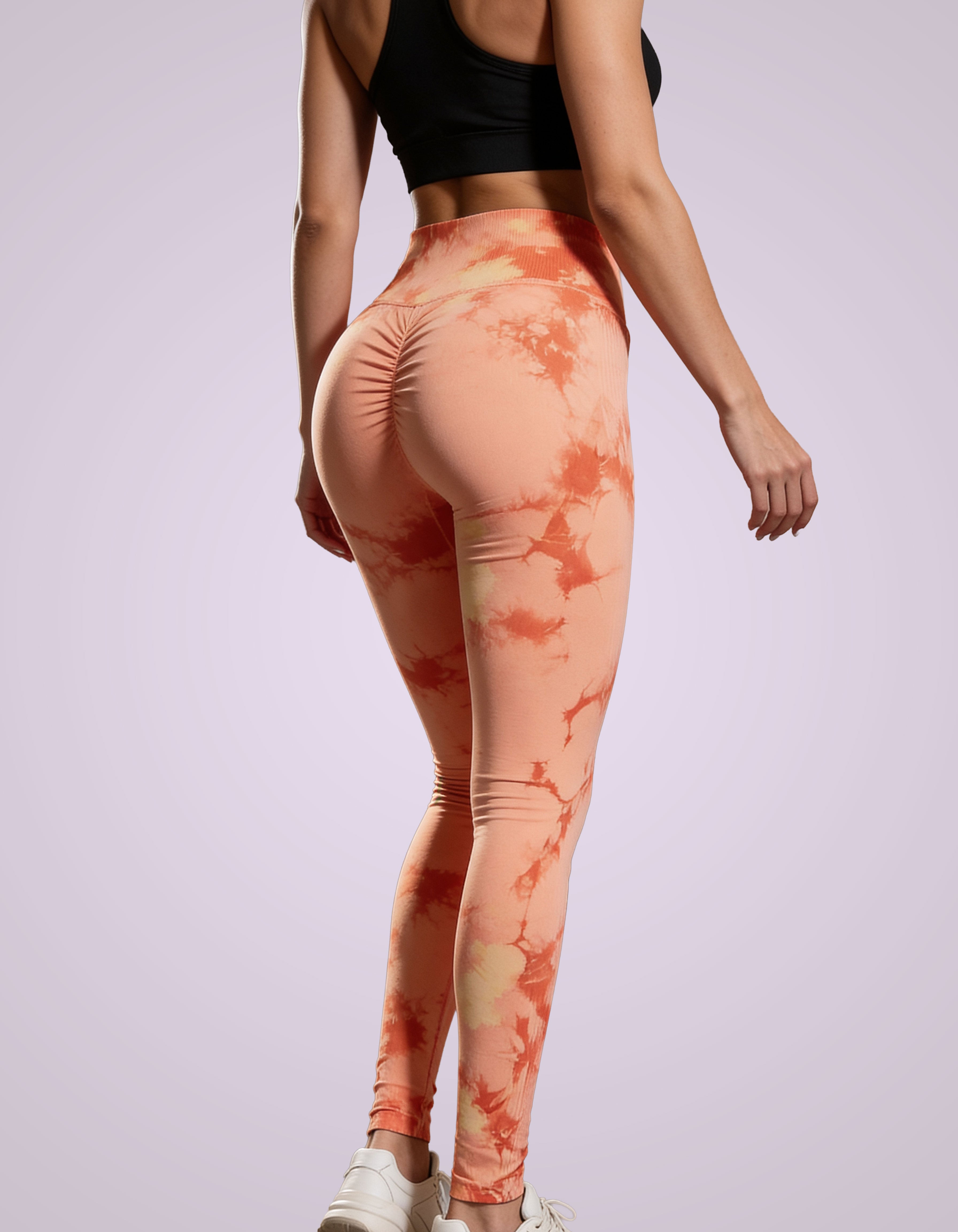 Women's Tie-Dye High Waist Seamless Leggings